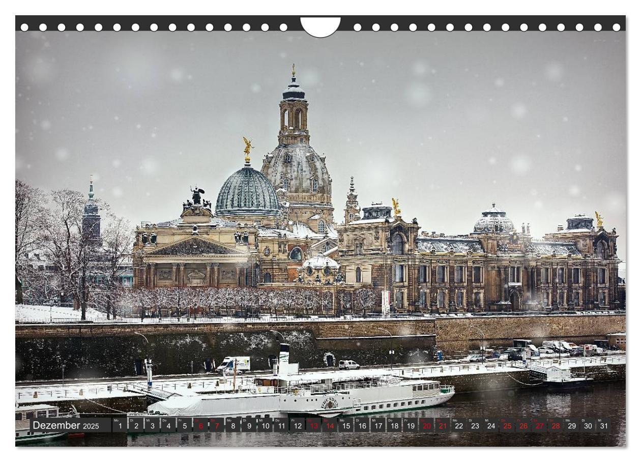 Bild: 9783435734870 | Dresden - Die Frauenkirche (Wandkalender 2025 DIN A4 quer),...