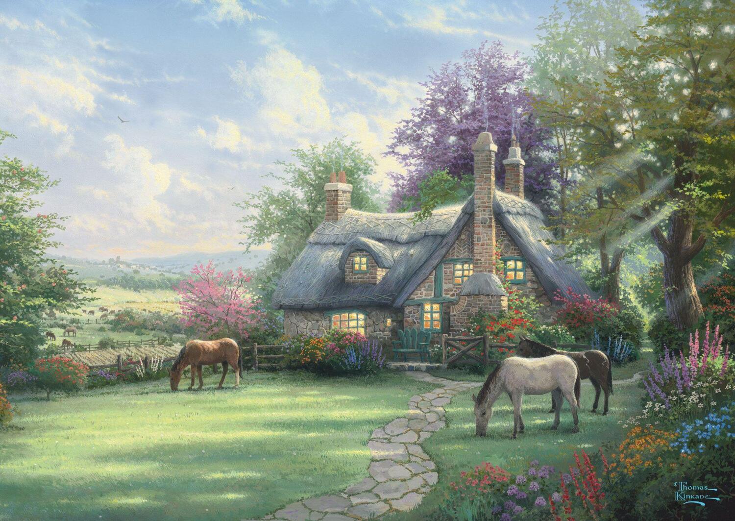 Bild: 4001504596927 | A Perfect Summer Day. Kinkade Collection 500 Teile | Erwachsenenpuzzle