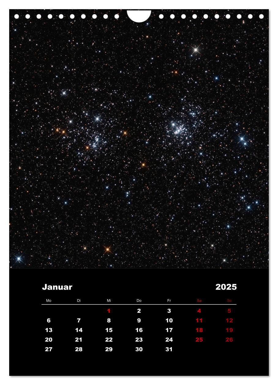 Bild: 9783435981489 | Das Universum (Wandkalender 2025 DIN A4 hoch), CALVENDO Monatskalender