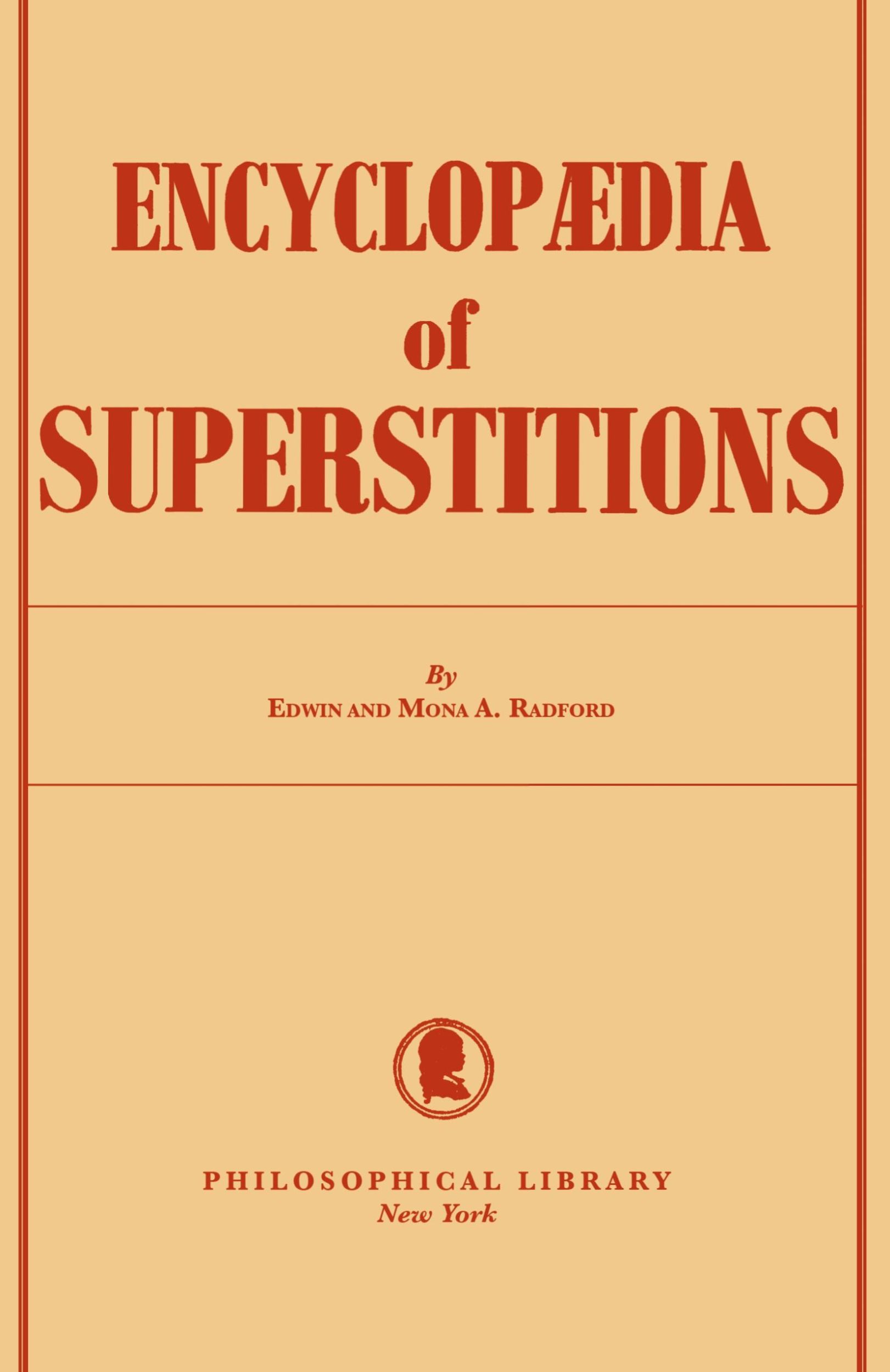 Cover: 9780806529752 | Encyclopedia of Superstitions | Edwin Radford | Taschenbuch | Englisch