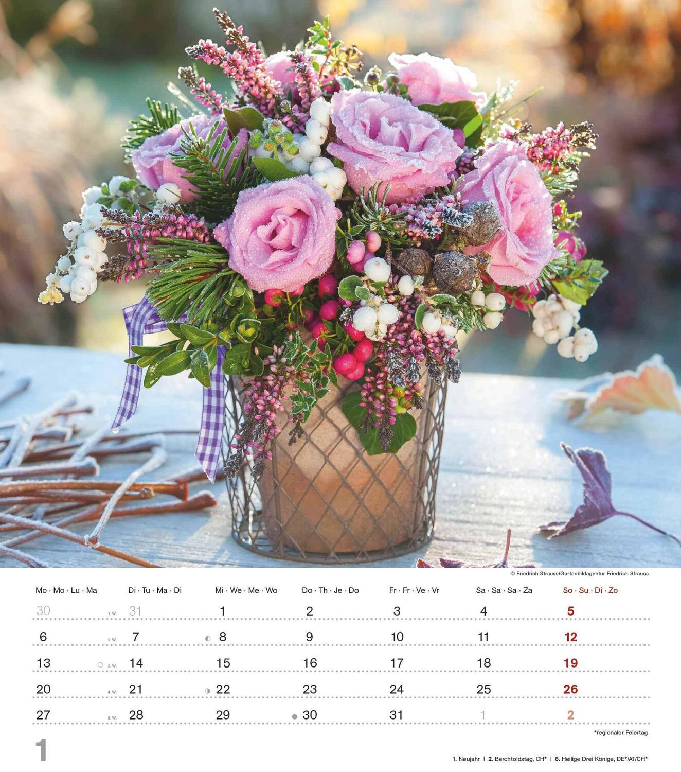 Bild: 4251732342135 | Der Duft der Rosen 2025 - Bildkalender 30x34 cm - Kalender mit wohl...