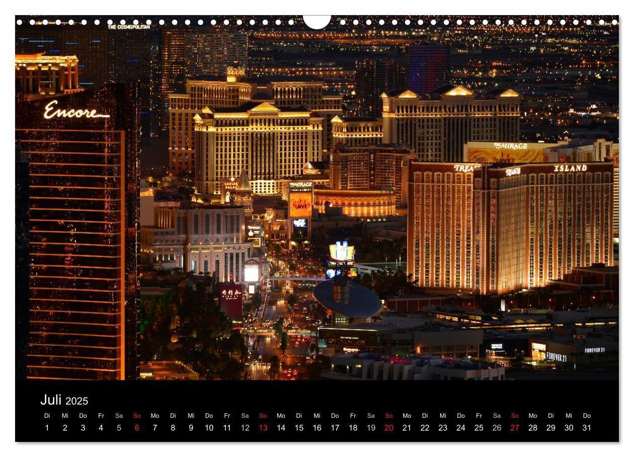 Bild: 9783435840021 | Las Vegas (Wandkalender 2025 DIN A3 quer), CALVENDO Monatskalender