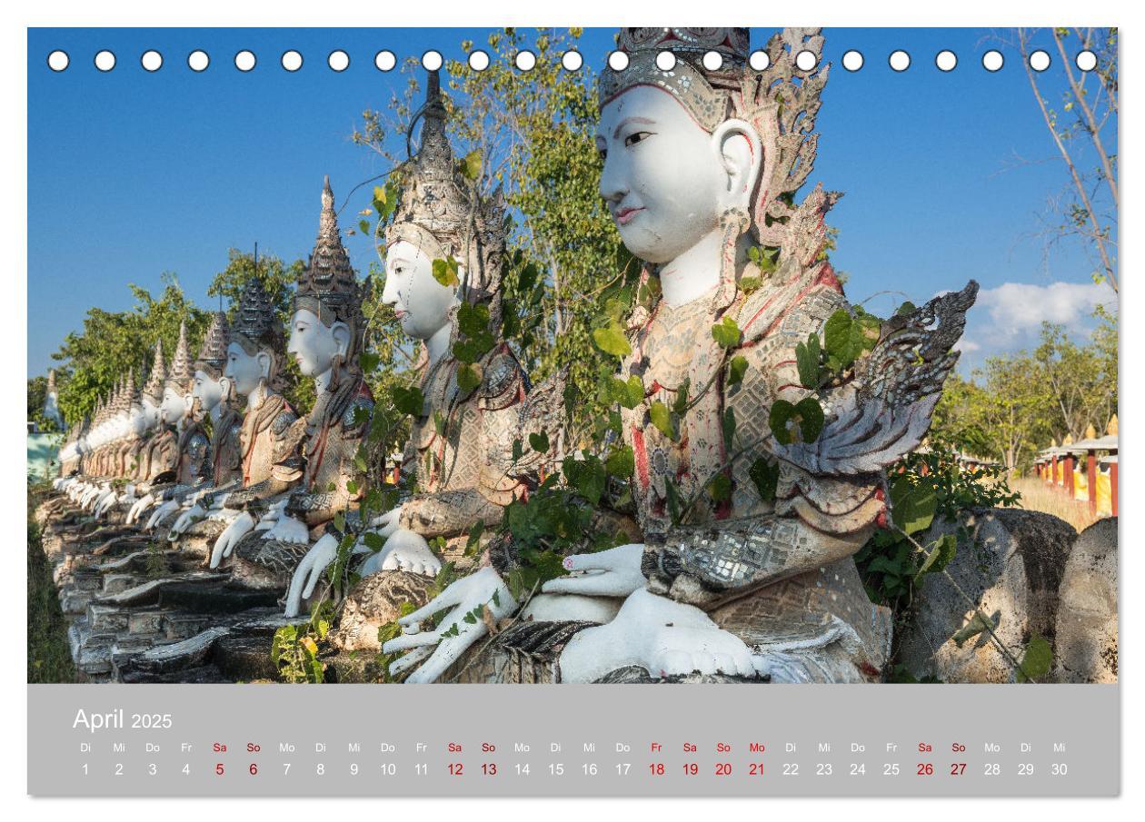 Bild: 9783383983252 | BUDDHA - Ein sanftes Lächeln (Tischkalender 2025 DIN A5 quer),...