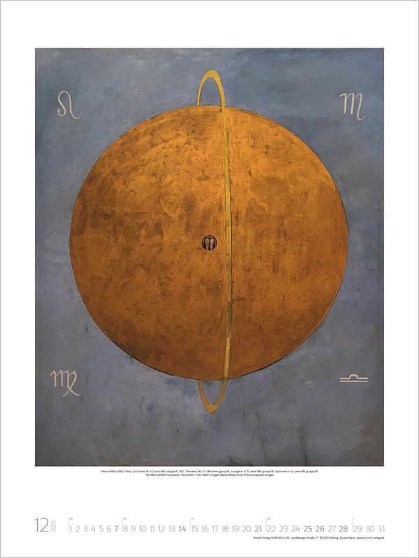 Bild: 9783731879718 | Hilma af Klint 2025 | Korsch Verlag | Kalender | 14 S. | Deutsch