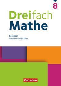 Cover: 9783060437597 | Dreifach Mathe 8. Schuljahr. Nordrhein-Westfalen - Lösungen zum...