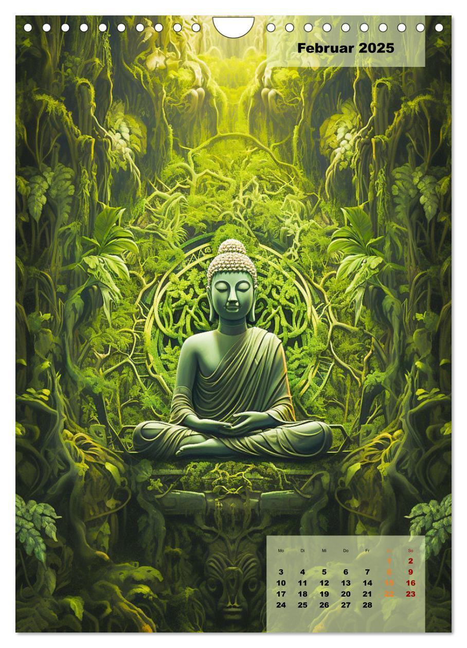 Bild: 9783435854455 | Jade Buddha - Finde die innere Mitte (Wandkalender 2025 DIN A4...