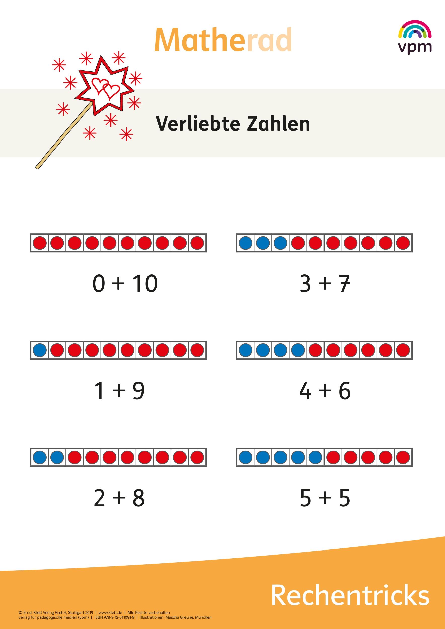 Cover: 9783120110538 | Matherad 1/2 | Poster Rechentricks Klasse 1/2 | Poster | 48 S. | 2019