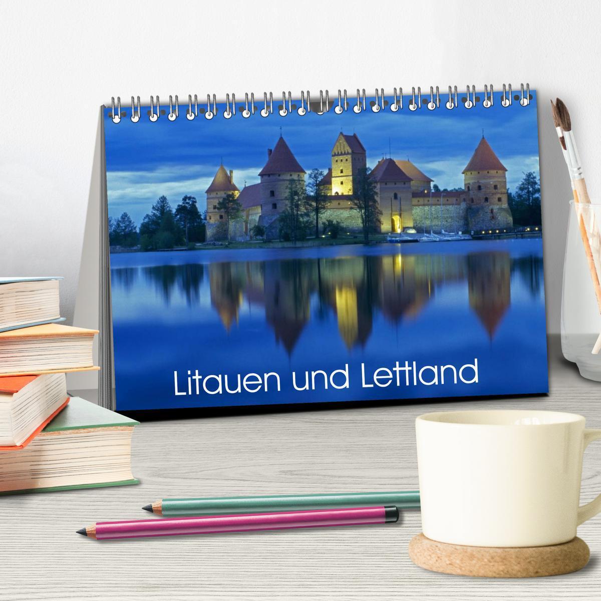 Bild: 9783435642113 | Litauen und Lettland (Tischkalender 2025 DIN A5 quer), CALVENDO...