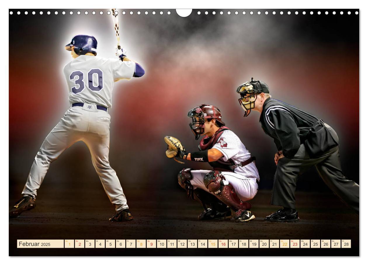 Bild: 9783435365401 | Baseball - Fight (Wandkalender 2025 DIN A3 quer), CALVENDO...