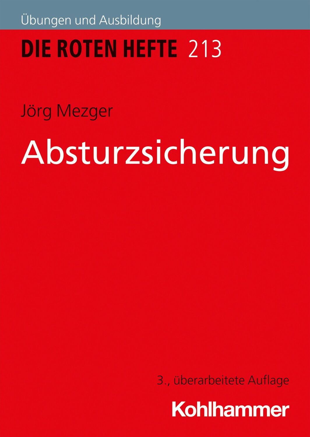 Cover: 9783170386037 | Absturzsicherung | Jörg Mezger | Taschenbuch | 146 S. | Deutsch | 2021