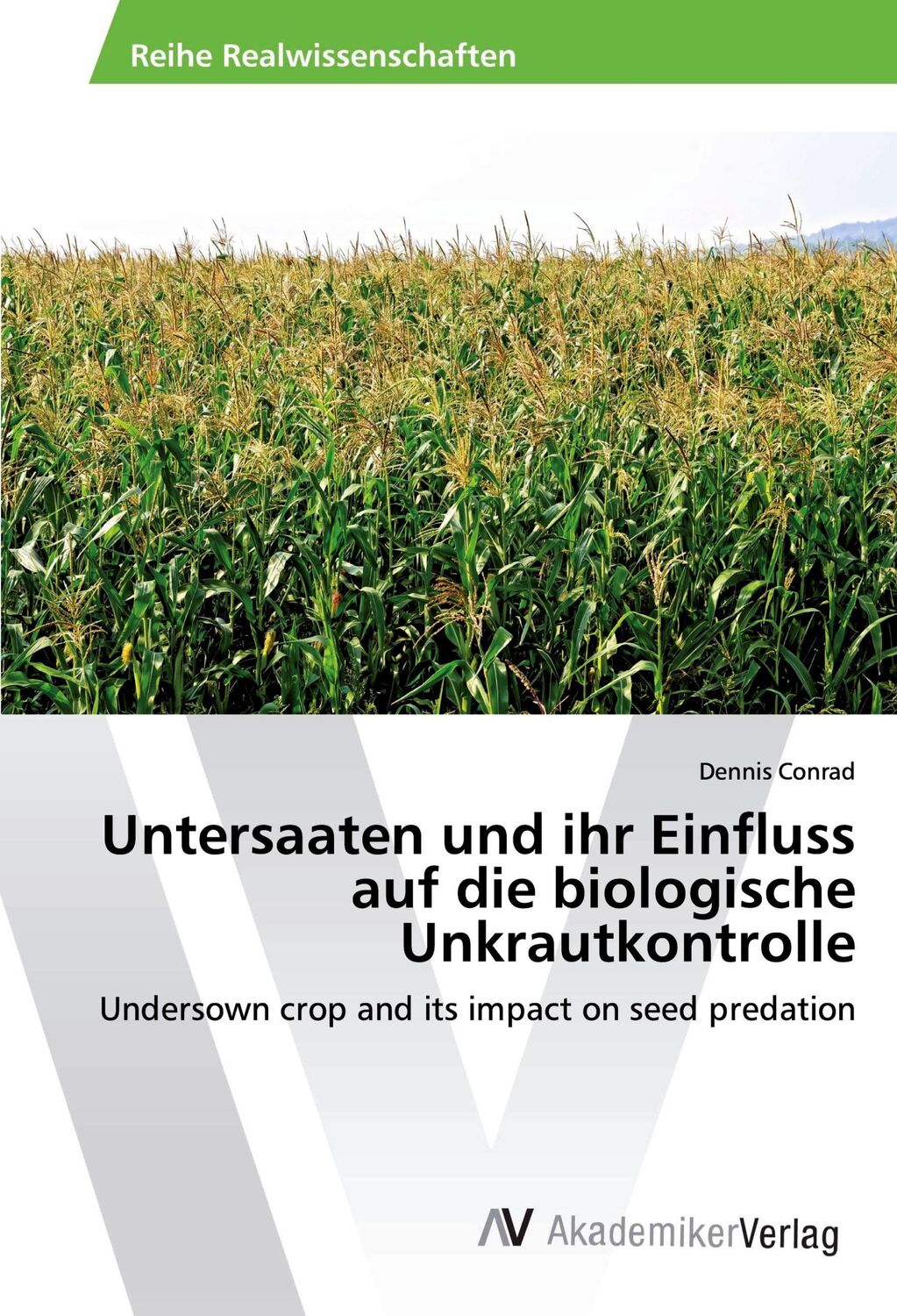 Cover: 9783330507258 | Untersaaten und ihr Einfluss auf die biologische Unkrautkontrolle