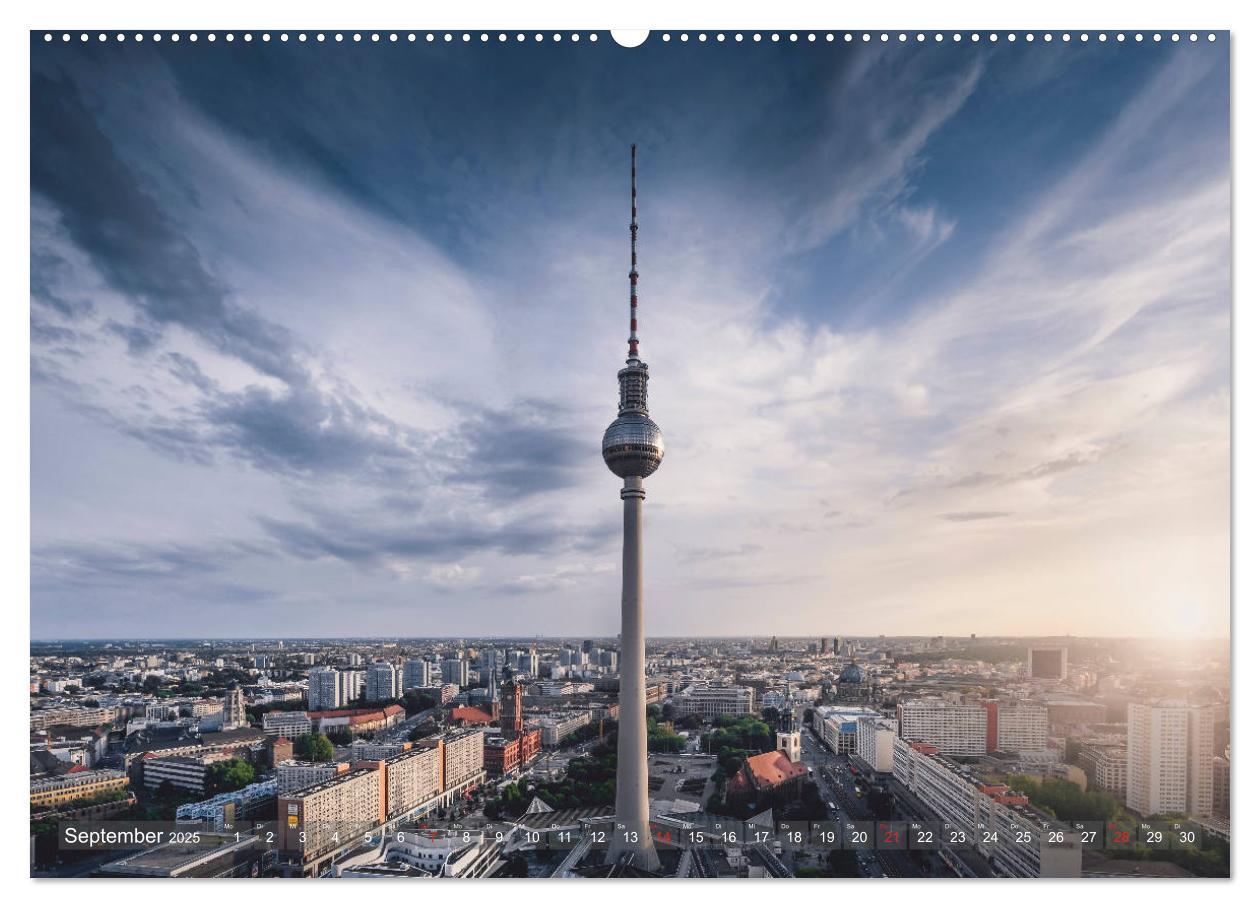 Bild: 9783435305643 | Berlin von oben (Wandkalender 2025 DIN A2 quer), CALVENDO...