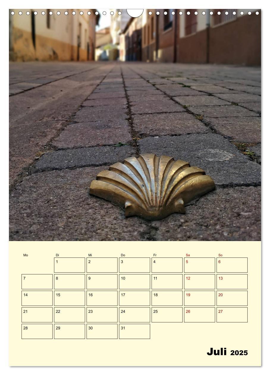 Bild: 9783435971923 | Buen Camino - Mein Jakobsweg - Camino Francés (Wandkalender 2025...