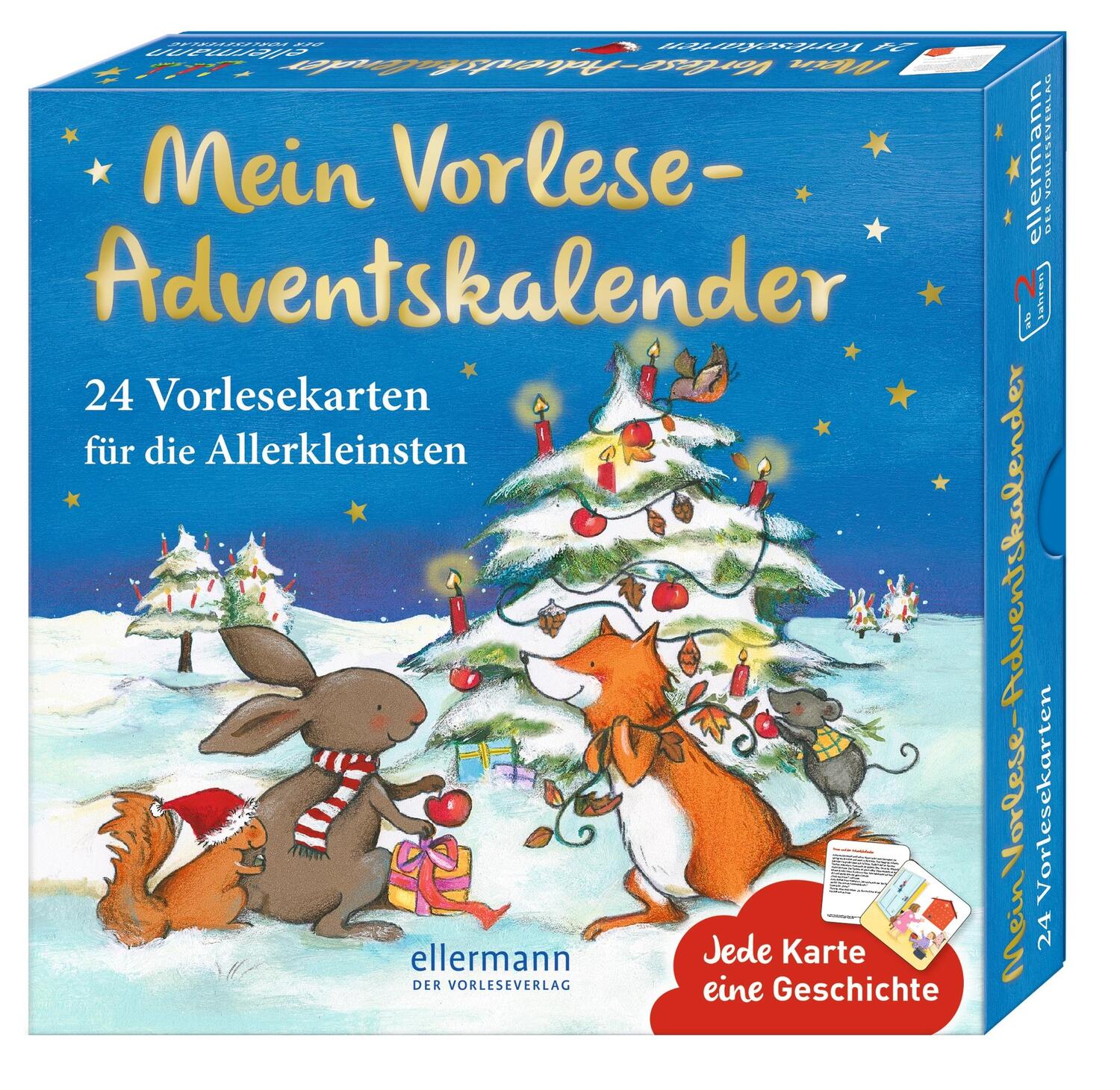 Cover: 4260160880775 | Mein Vorlese-Adventskalender | 24 Vorlesekarten für die Allerkleinsten