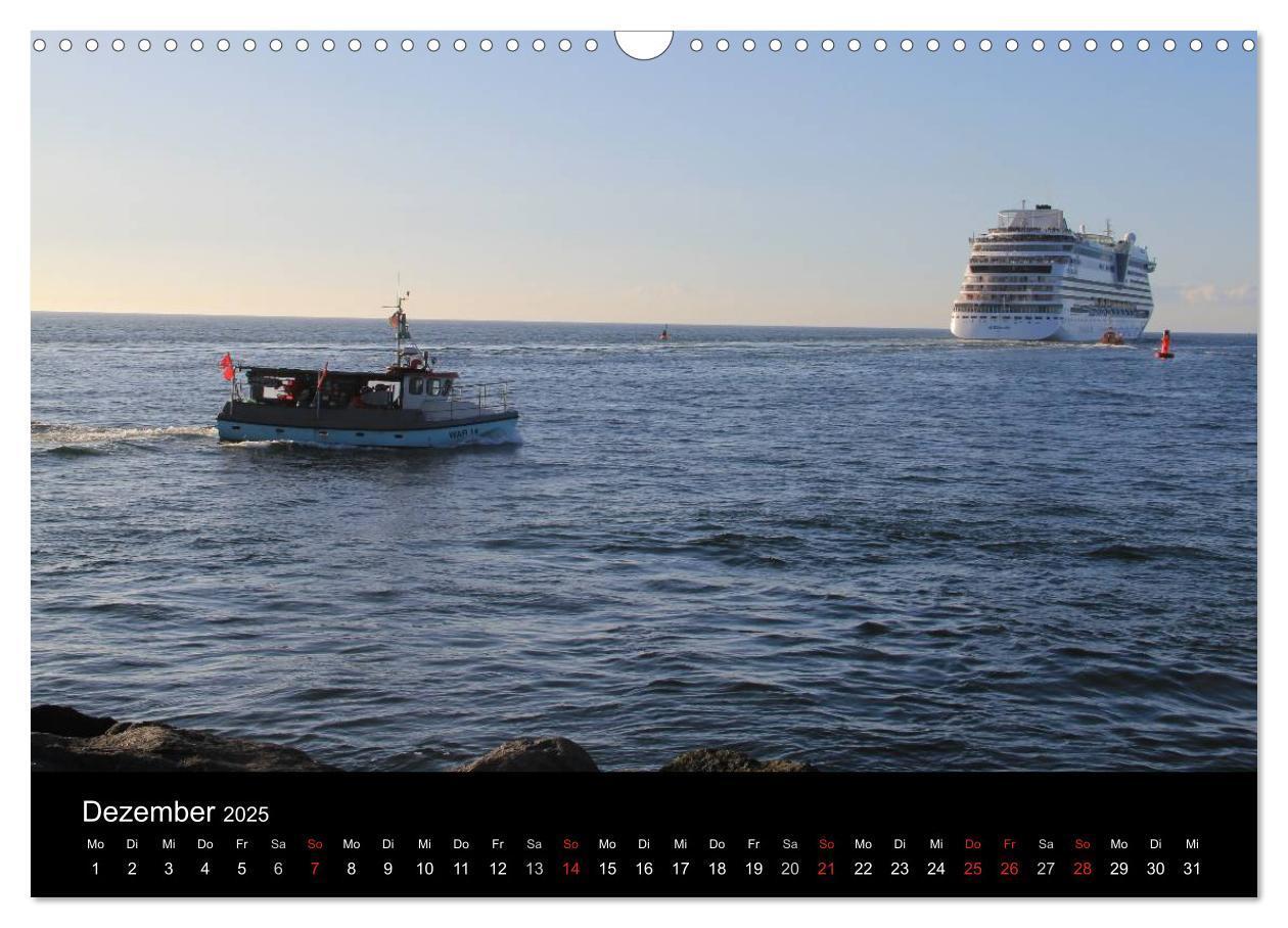 Bild: 9783435808731 | Cruiseliner in Warnemünde (Wandkalender 2025 DIN A3 quer), CALVENDO...