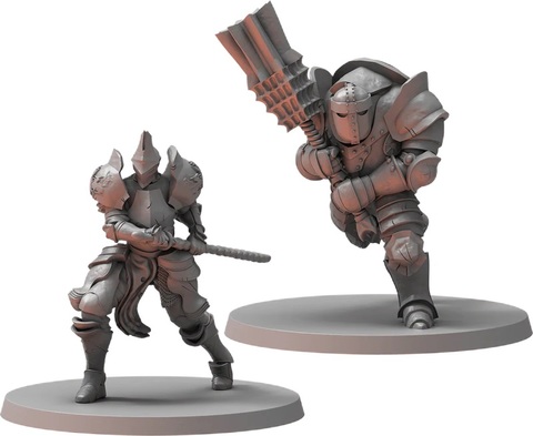 Cover: 5060453696255 | Dark Souls RPG Minis Wave 2 SKU 5 - Captains &amp; Warriors | englisch