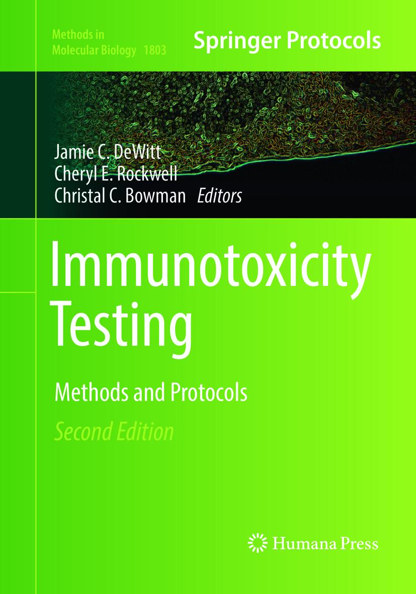 Cover: 9781493993222 | Immunotoxicity Testing | Methods and Protocols | DeWitt (u. a.) | Buch