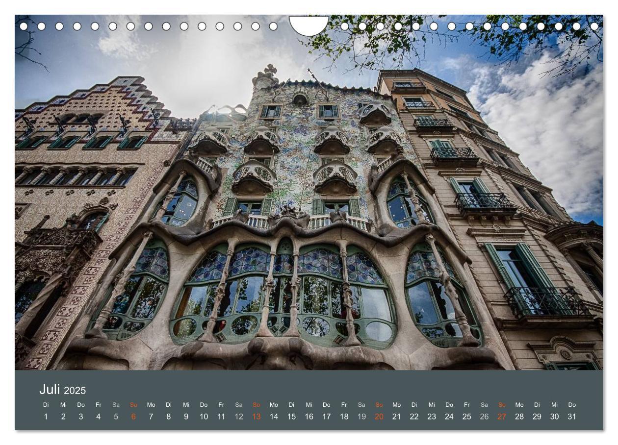 Bild: 9783435612017 | Barcelona - Faszinierende Architektur (Wandkalender 2025 DIN A4...