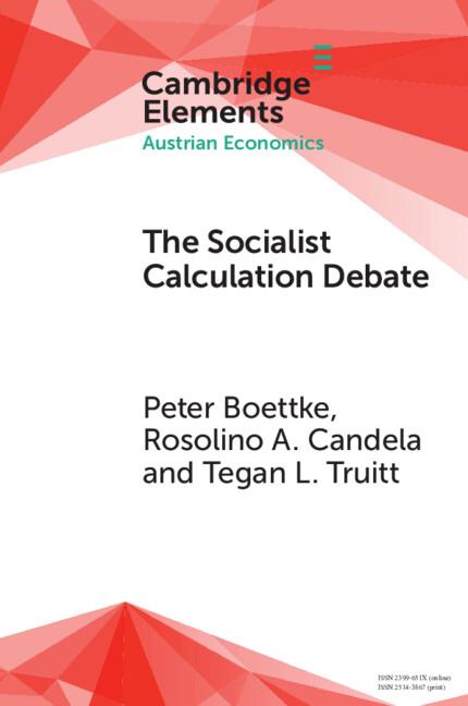 Cover: 9781009593632 | The Socialist Calculation Debate | Peter Boettke (u. a.) | Taschenbuch