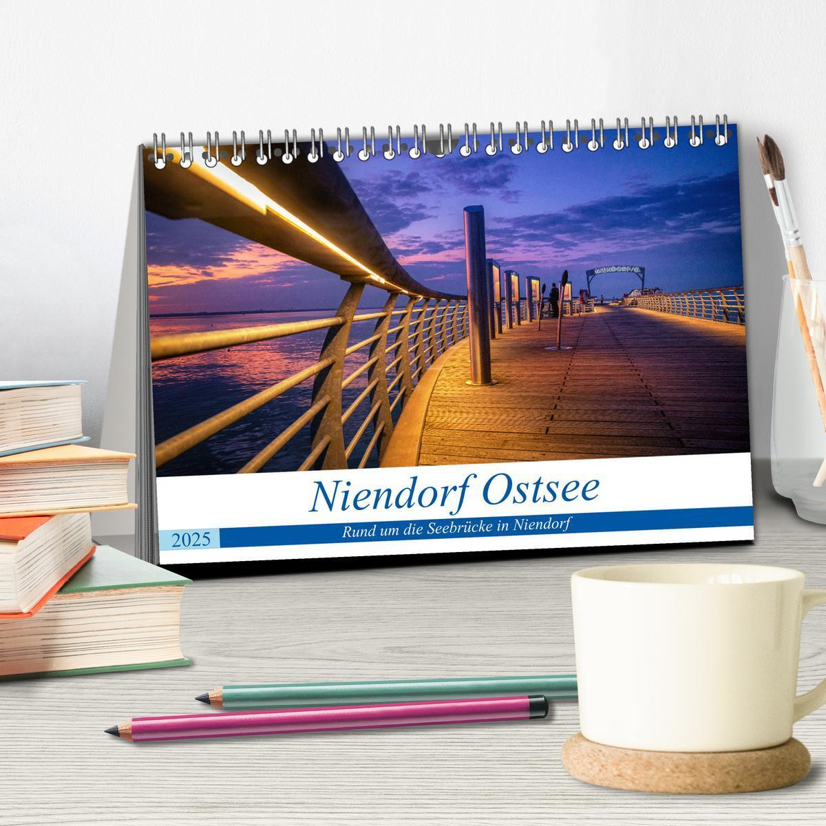 Bild: 9783435201488 | Niendorf Ostsee (Tischkalender 2025 DIN A5 quer), CALVENDO...