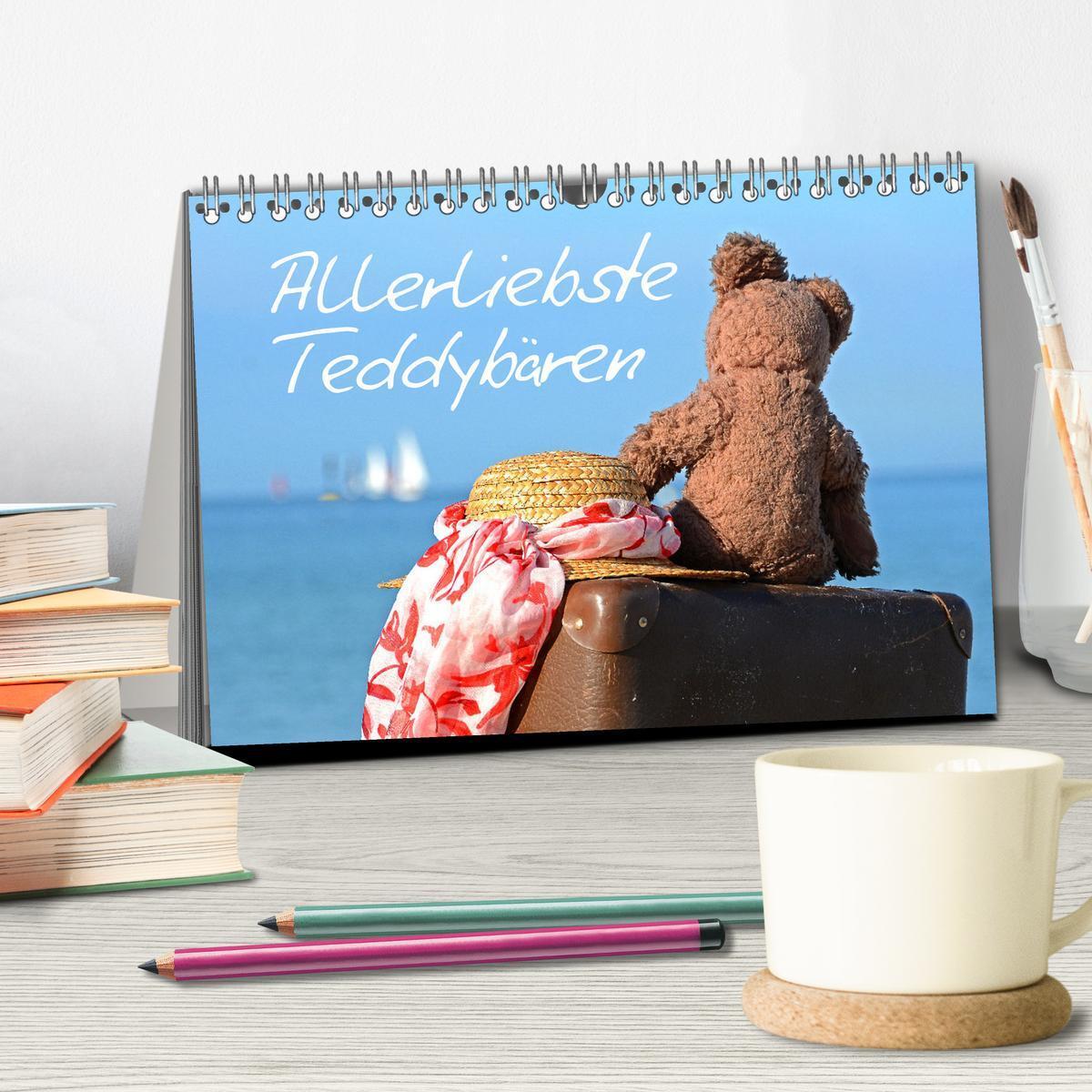 Bild: 9783383964459 | Allerliebste Teddybären (Tischkalender 2025 DIN A5 quer), CALVENDO...