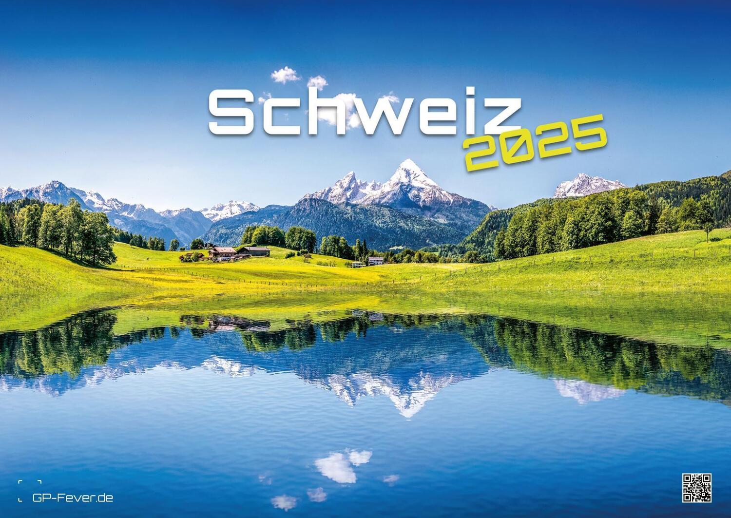 Cover: 9783986734350 | Schweiz - 2025 - Kalender DIN A2 | GP-Fever. de | Kalender | Deutsch