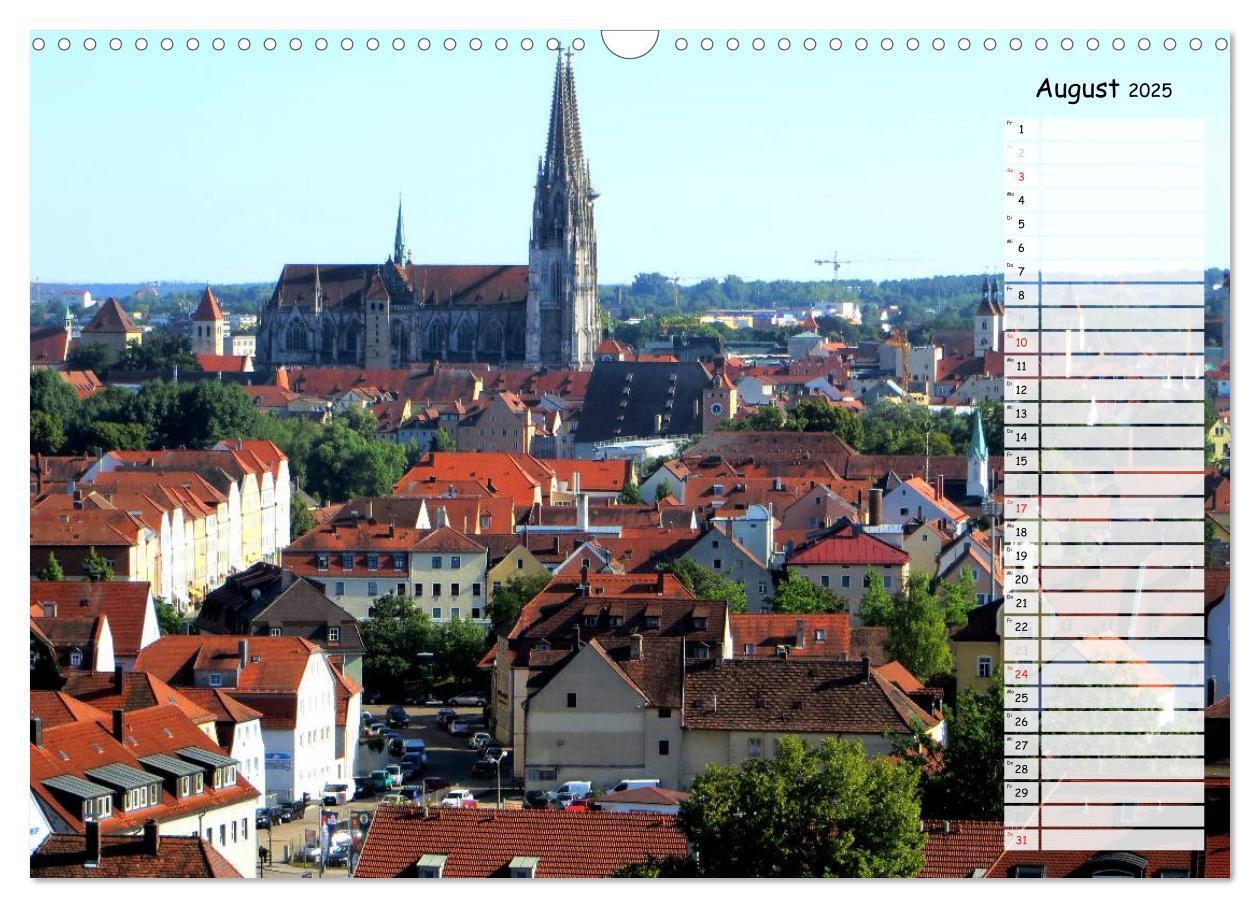 Bild: 9783435502042 | Regensburg erleben (Wandkalender 2025 DIN A3 quer), CALVENDO...