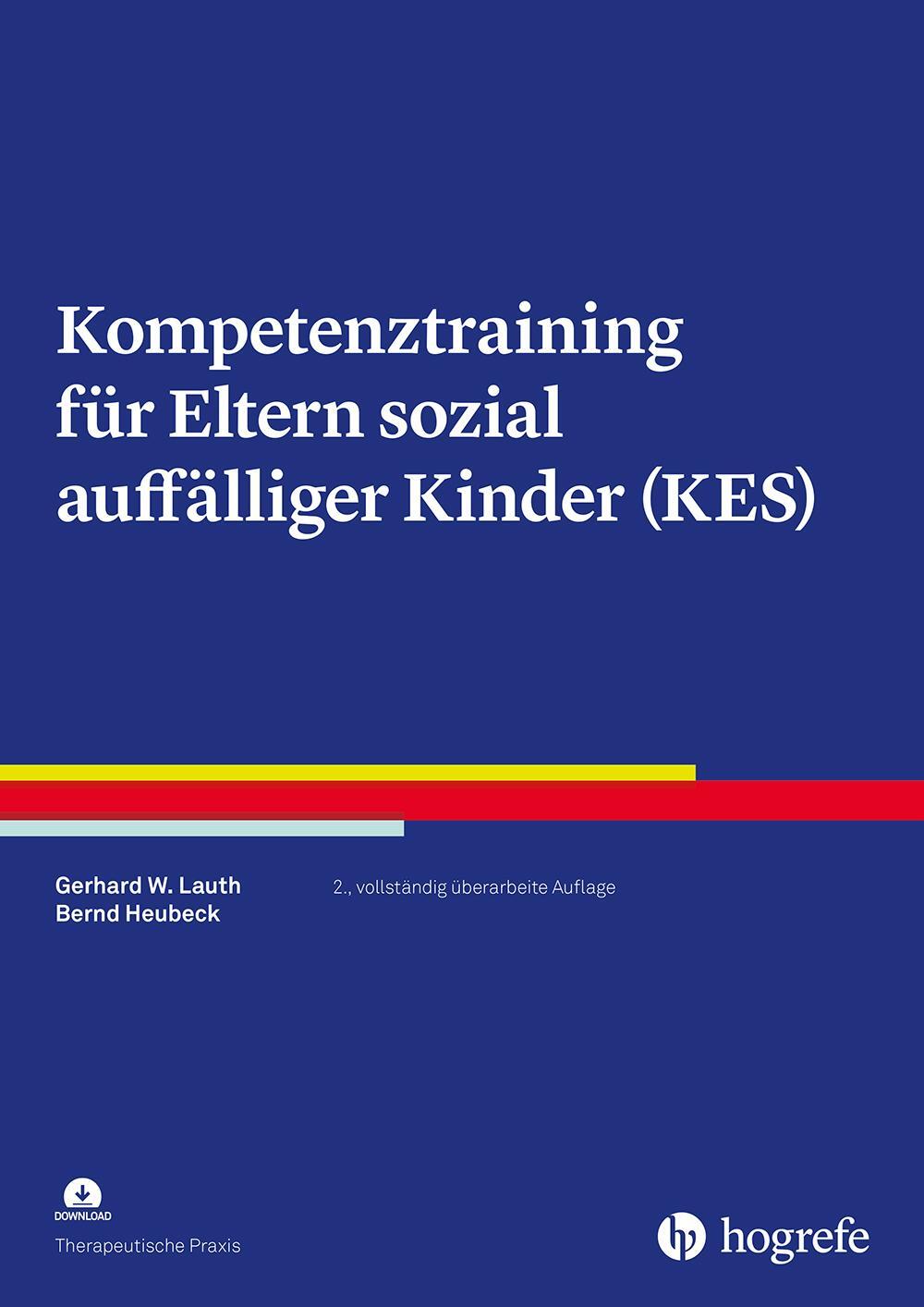 Cover: 9783801731854 | Kompetenztraining für Eltern sozial auffälliger Kinder (KES) | Buch