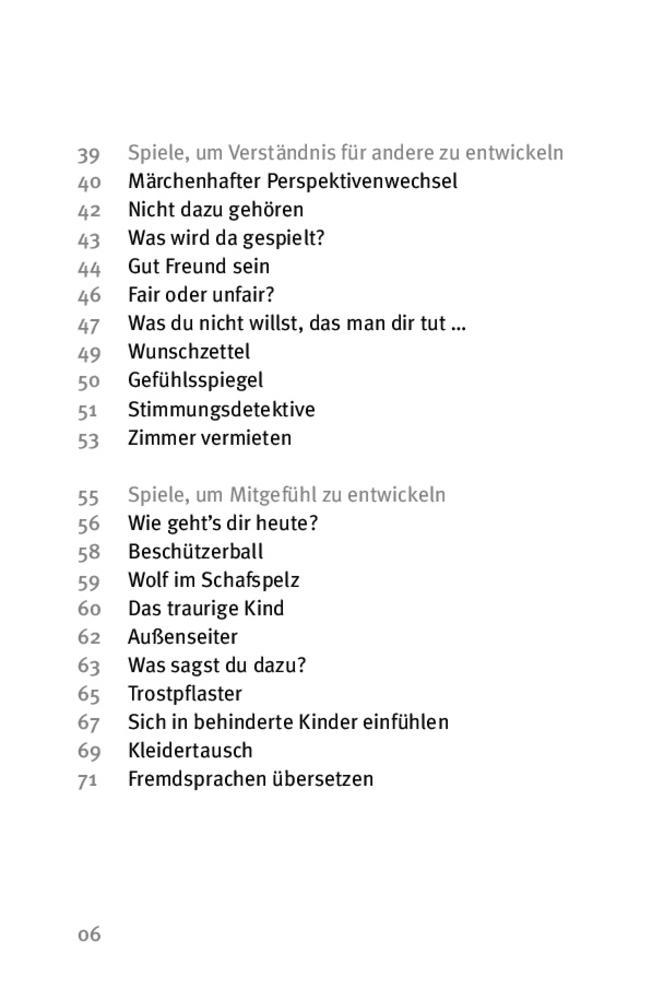 Bild: 9783769824971 | Die 50 besten Spiele für mehr Empathie | Rosemarie Portmann | Buch