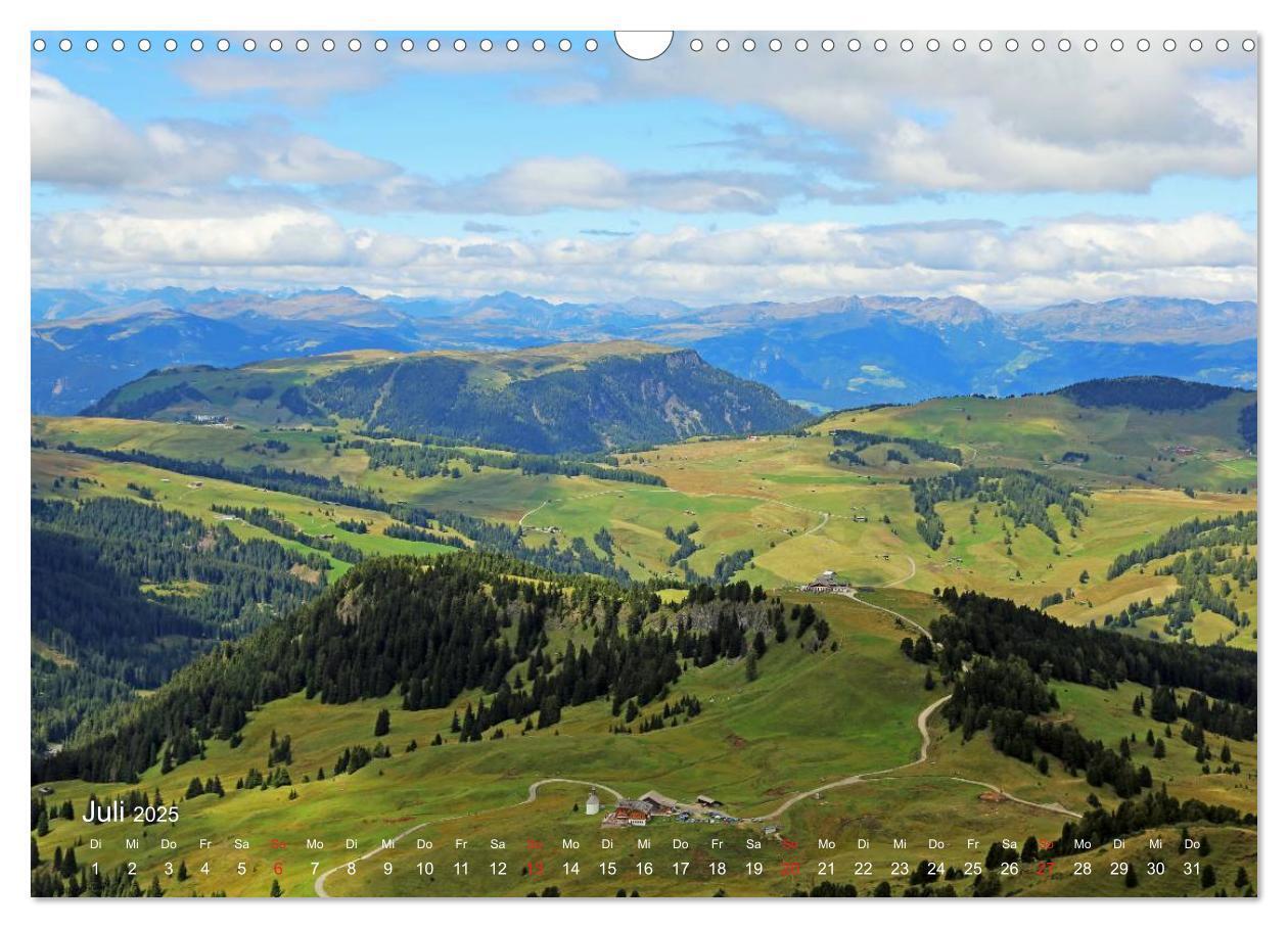 Bild: 9783435672264 | Urlaub auf der Seiser Alm (Wandkalender 2025 DIN A3 quer), CALVENDO...