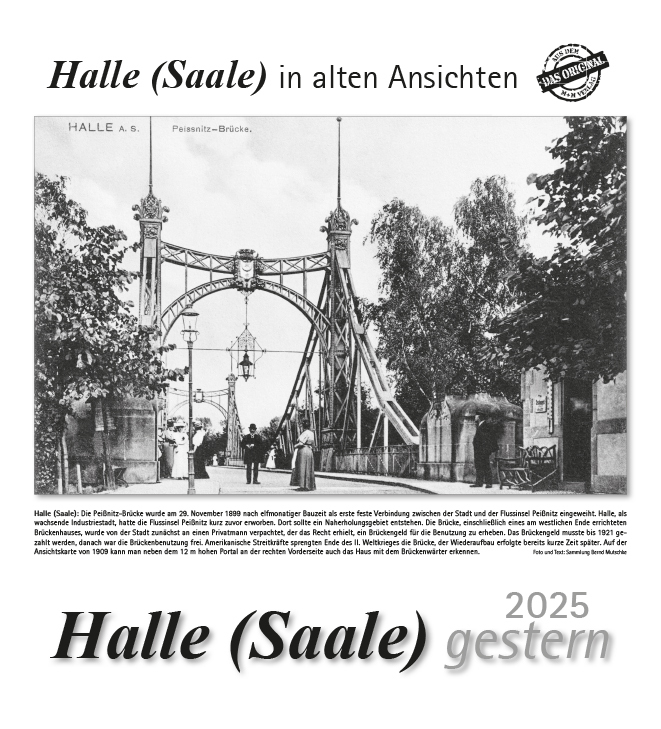 Cover: 9783961666065 | Halle (Saale) gestern 2025 | Halle (Saale) in alten Ansichten | 13 S.