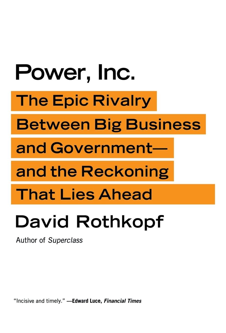 Cover: 9780374533670 | Power, Inc. | David Rothkopf | Taschenbuch | Englisch | 2013