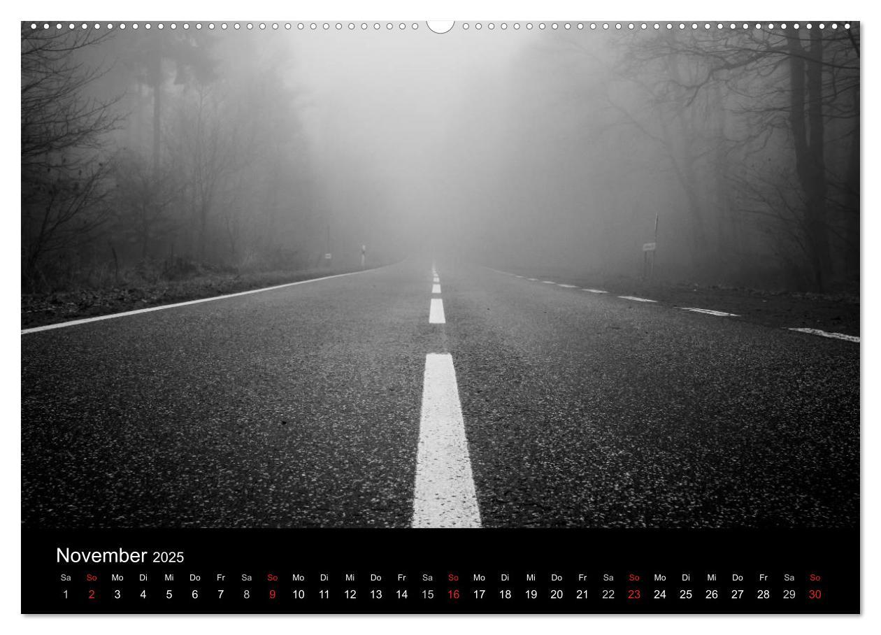 Bild: 9783435567225 | Monochrom 2025 (Wandkalender 2025 DIN A2 quer), CALVENDO...