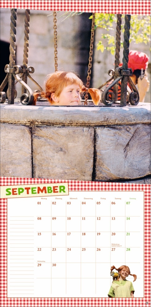 Bild: 9783756405527 | Pippi Langstrumpf Broschurkalender 2025 | Astrid Lindgren | Kalender