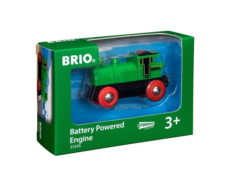 Cover: 7312350335958 | BRIO World 33595 Speedy Green Batterielok - Inklusive Scheinwerfer,...