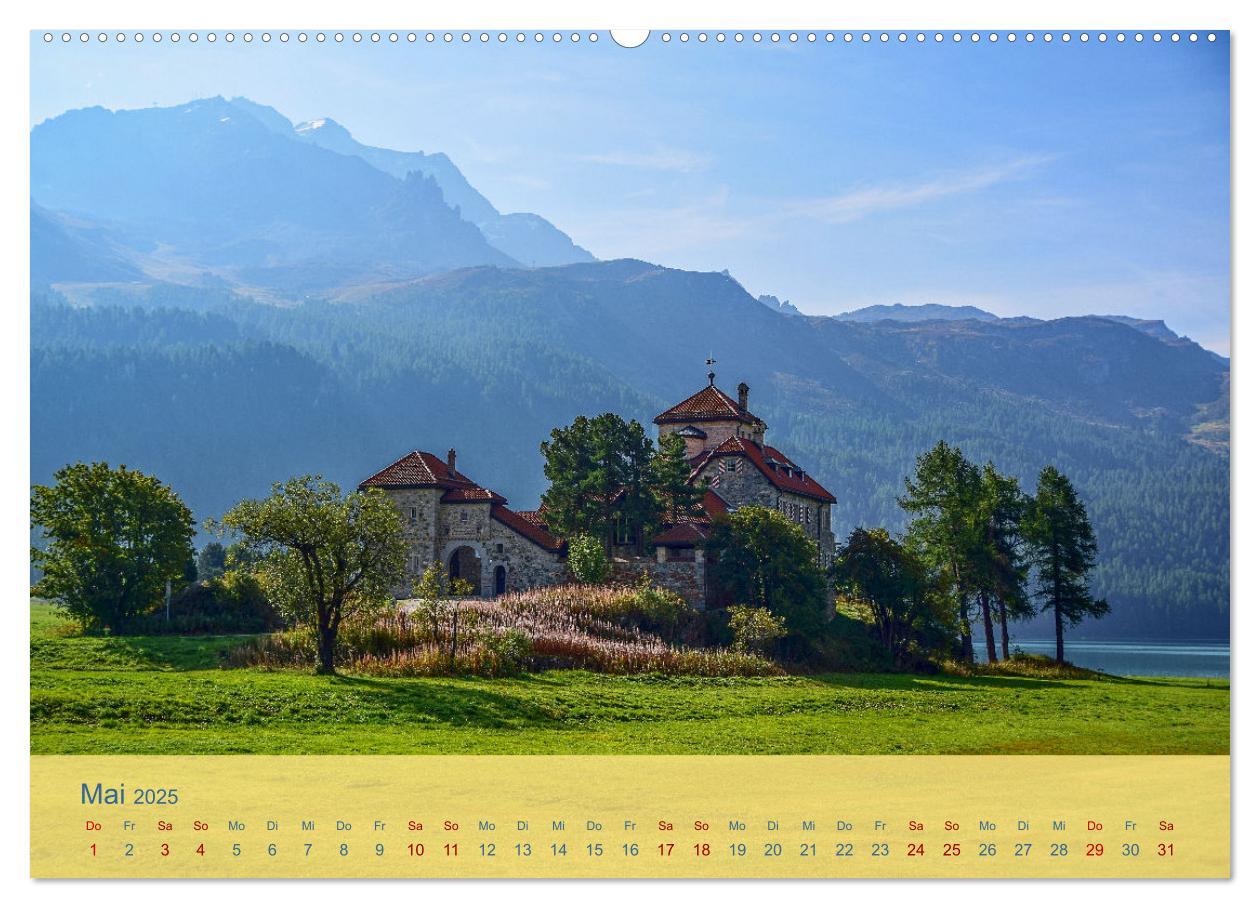 Bild: 9783435106684 | Oberengadin - Berge, Seen und Licht (Wandkalender 2025 DIN A2...