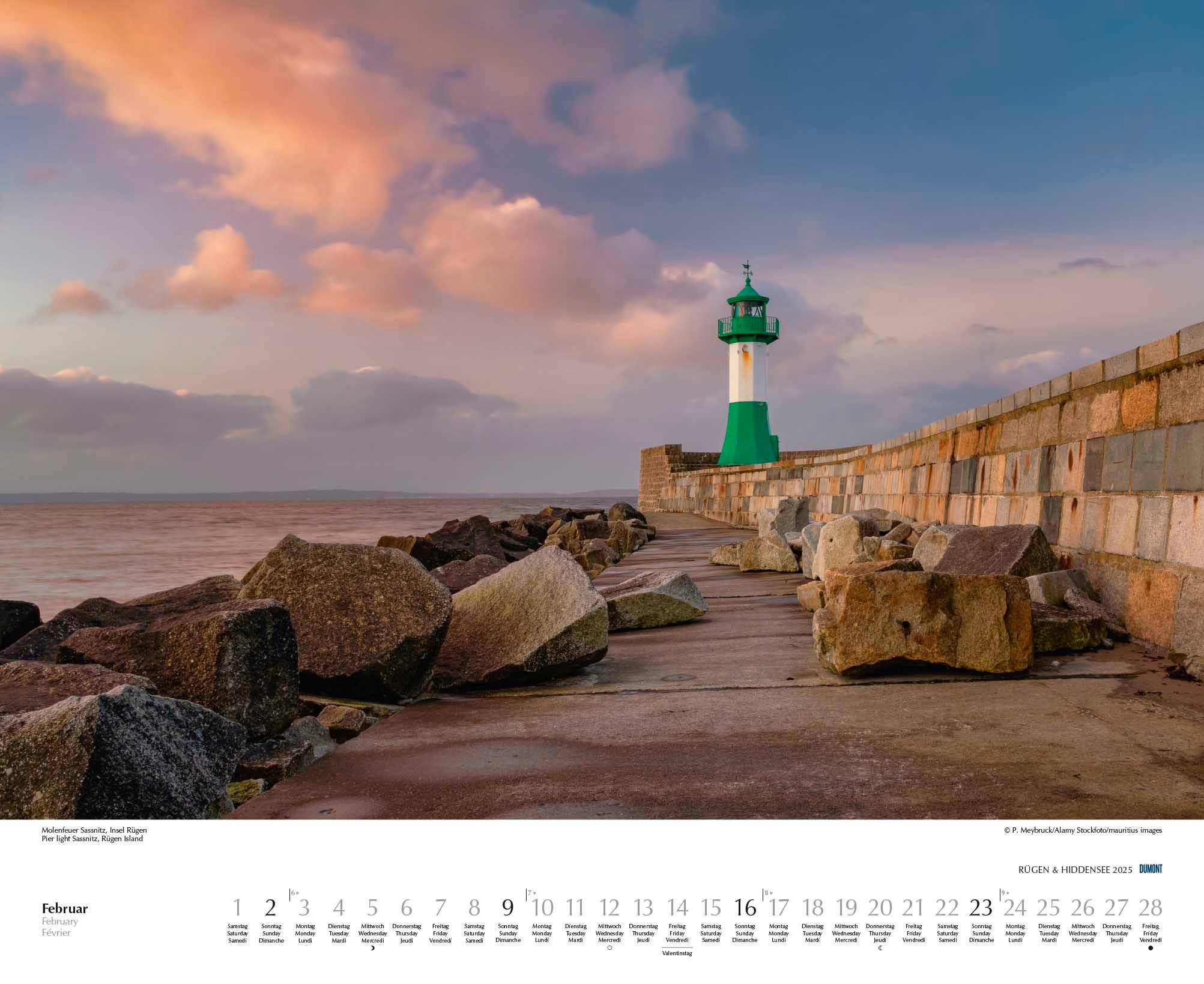 Bild: 4250809652726 | Rügen &amp; Hiddensee 2025 - Wandkalender 52 x 42,5 cm - Spiralbindung