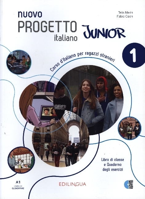 Cover: 9791259801401 | Nuovo Progetto italiano Junior 1 + online access code | Caon (u. a.)