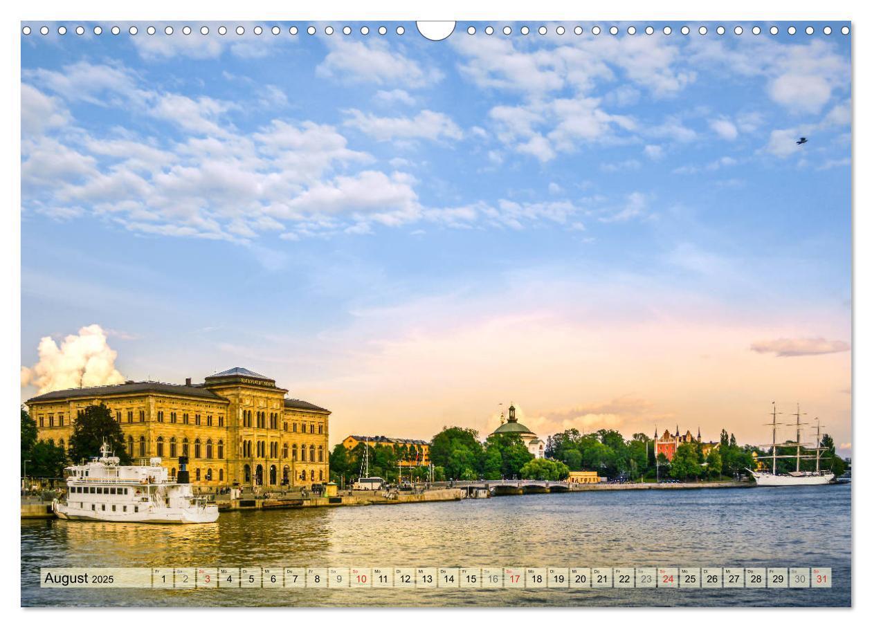 Bild: 9783435105717 | Stockholm - Maritime Ansichten (Wandkalender 2025 DIN A3 quer),...