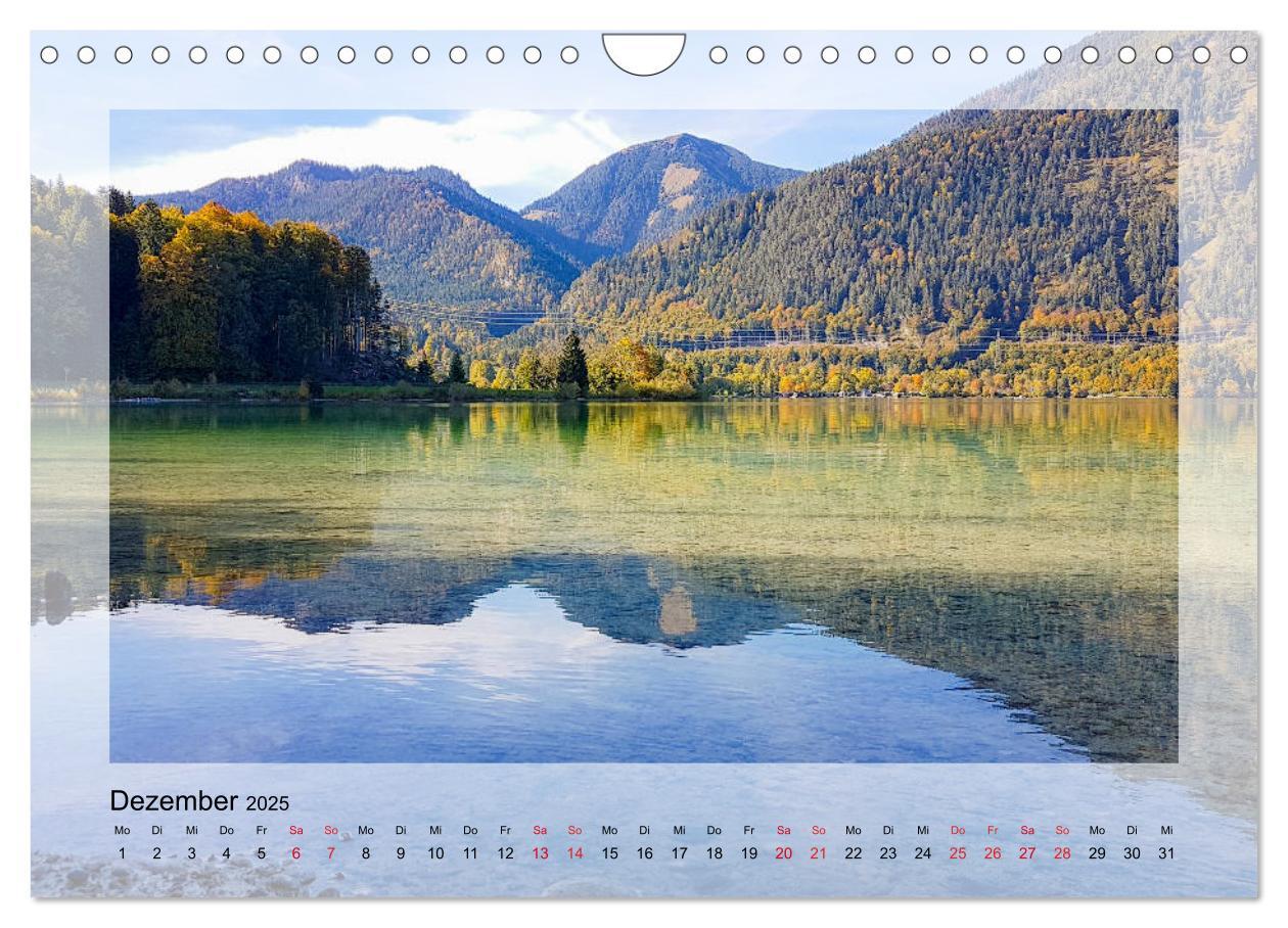 Bild: 9783435180875 | Walchensee (Wandkalender 2025 DIN A4 quer), CALVENDO Monatskalender