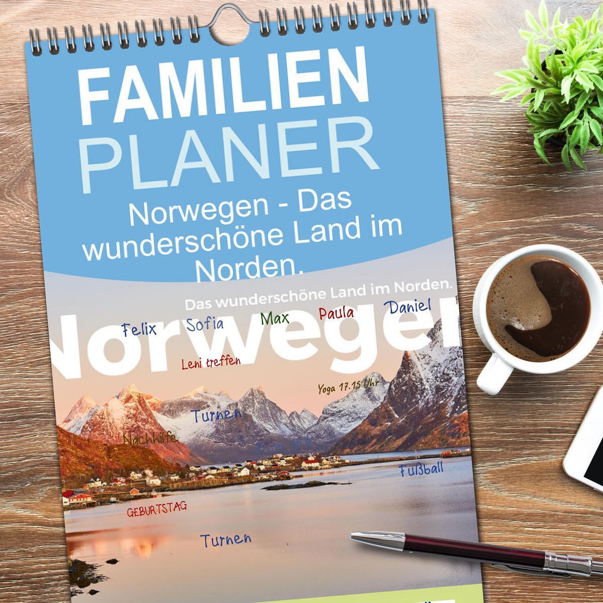 Bild: 9783457100455 | Familienplaner 2025 - Norwegen - Das wunderschöne Land im Norden....