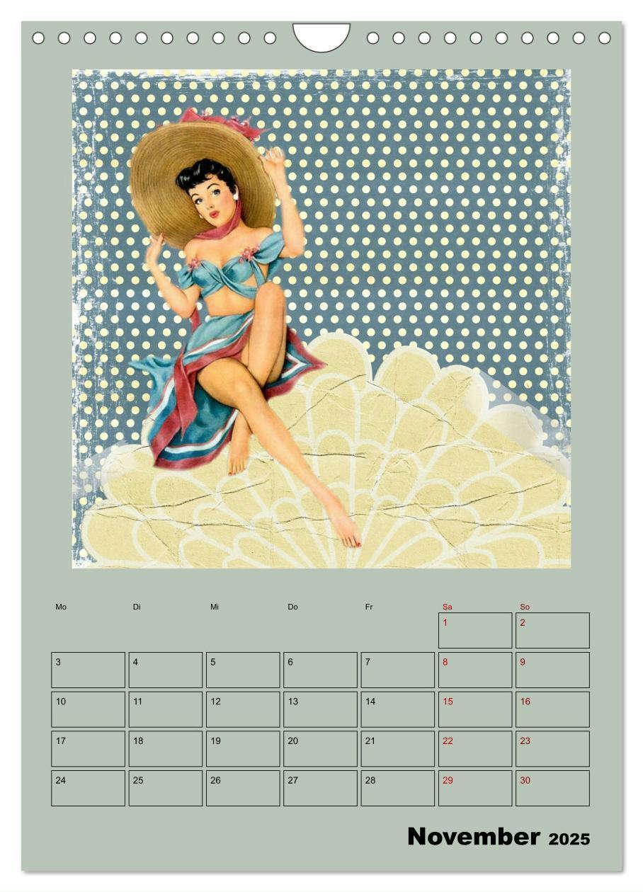 Bild: 9783435910236 | Retro Kult Pin-up-Girls (Wandkalender 2025 DIN A4 hoch), CALVENDO...