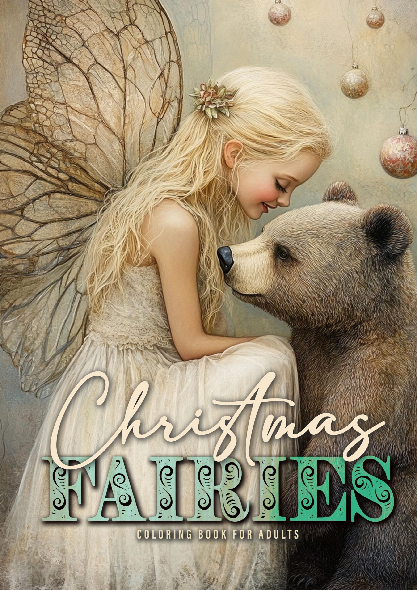 Cover: 9781965017654 | Christmas Fairies Coloring Book for Adults | Monsoon Publishing | Buch