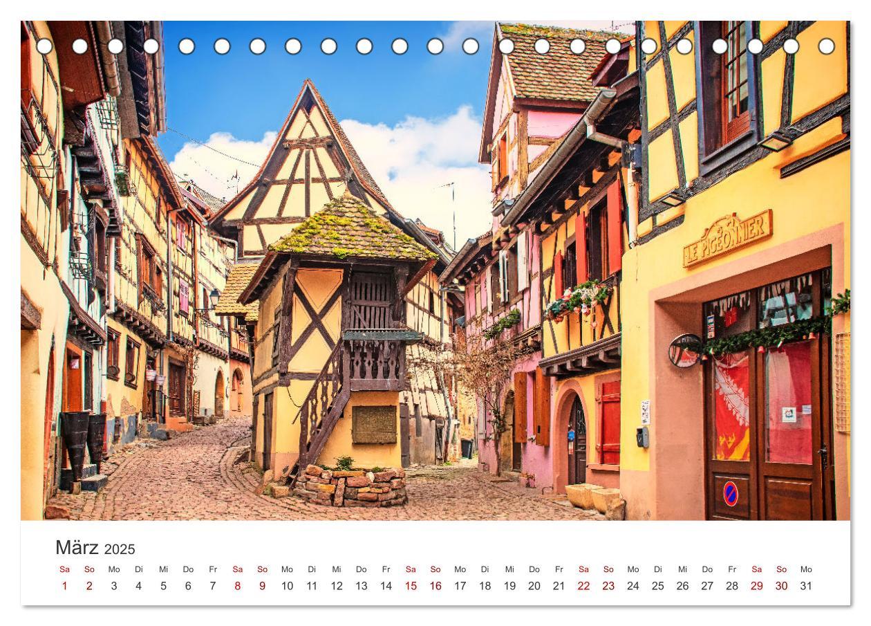 Bild: 9783383888526 | Reise durch das Elsass (Tischkalender 2025 DIN A5 quer), CALVENDO...