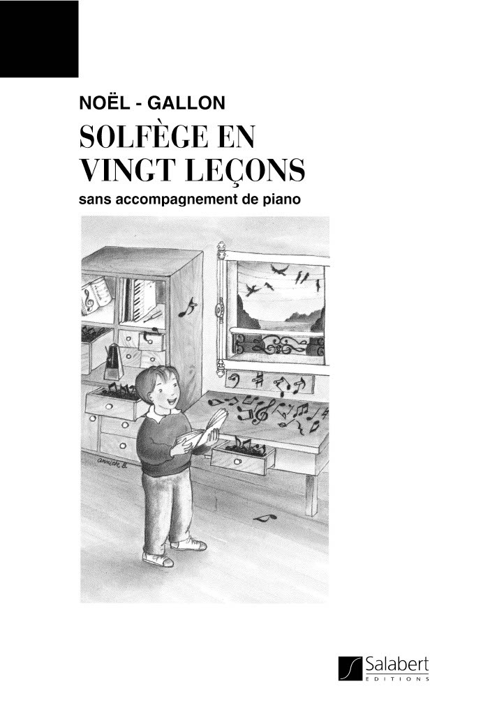 Cover: 9790048001800 | 20 Lecons De Solfege Sans Accompagnement | Gabriel Noel-Gallon | Buch