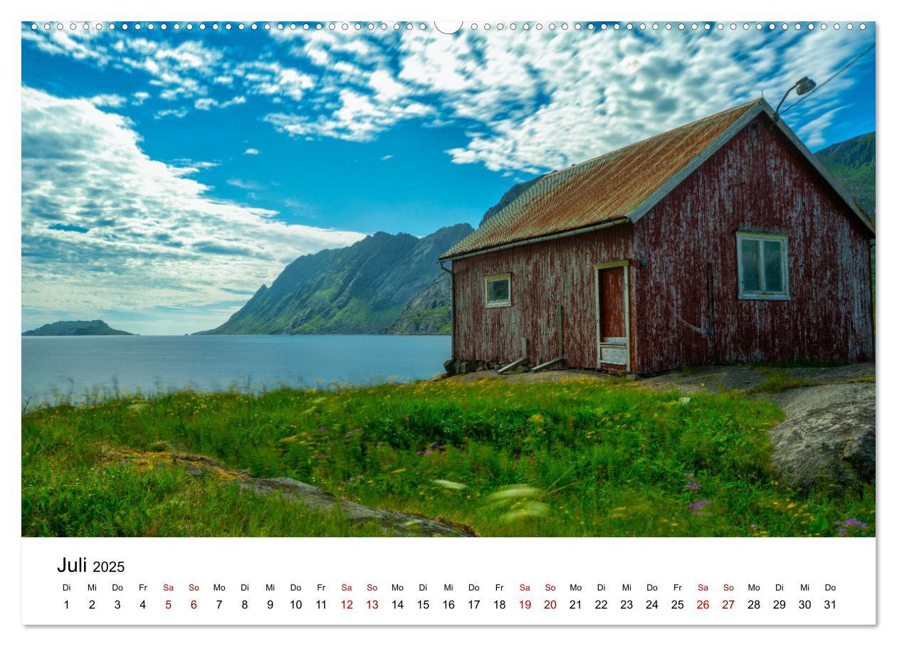 Bild: 9783435009046 | Lofoten (Wandkalender 2025 DIN A2 quer), CALVENDO Monatskalender