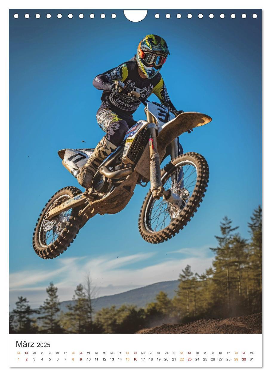 Bild: 9783435853472 | Motocross - Mit Leib und Seele dabei (Wandkalender 2025 DIN A4...