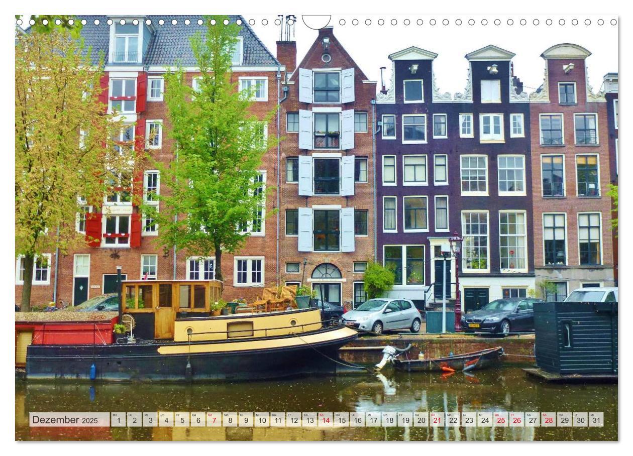 Bild: 9783435805945 | Amsterdam (Wandkalender 2025 DIN A3 quer), CALVENDO Monatskalender