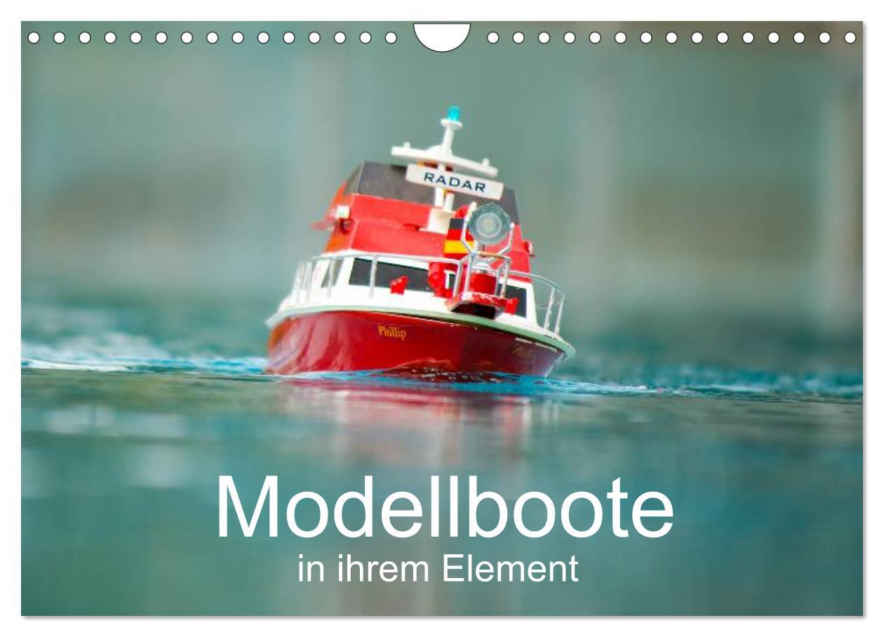 Cover: 9783435678495 | Modellboote in ihrem Element (Wandkalender 2025 DIN A4 quer),...