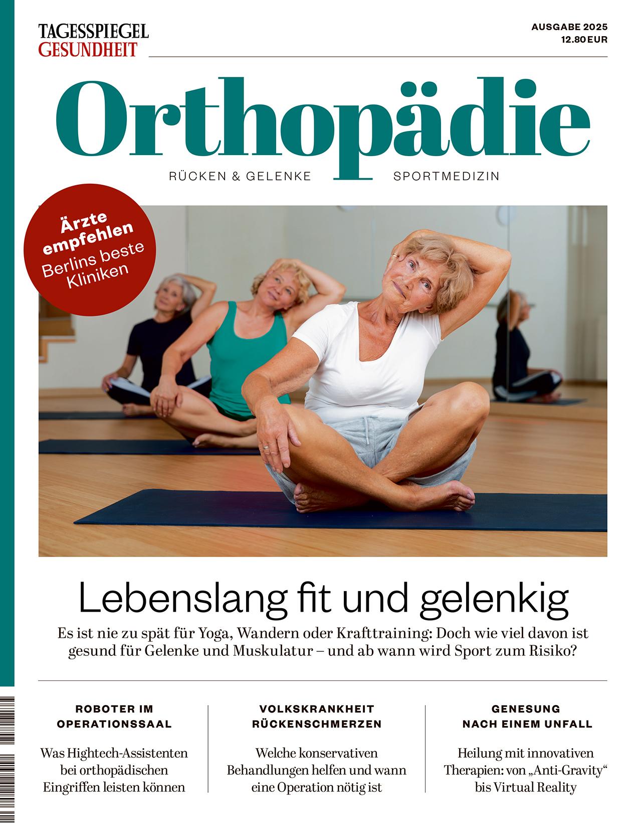 Cover: 9783948178550 | Orthopädie 2025 | Tagesspiegel Gesundheit | GmbH | Taschenbuch | 2024